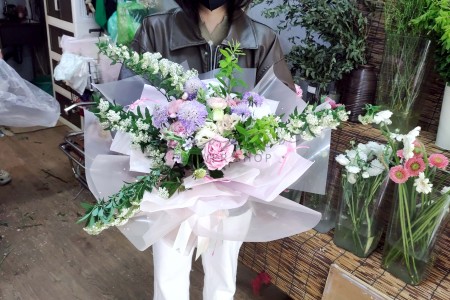Bó Juliet Cánh Bướm Tiểu Tú Cầu